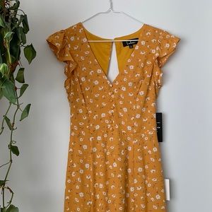 Lulu’s Yellow Maxi Dress (NWT)